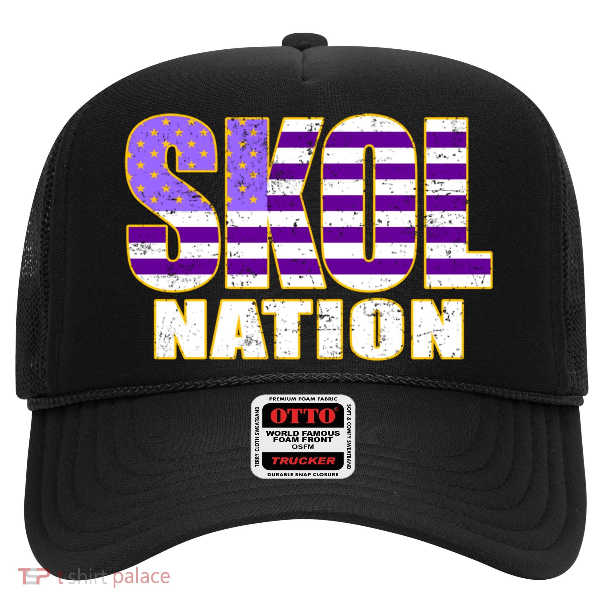 Skol Nation Meaningful Gift Meaningful Gift Purple White Gold Hat