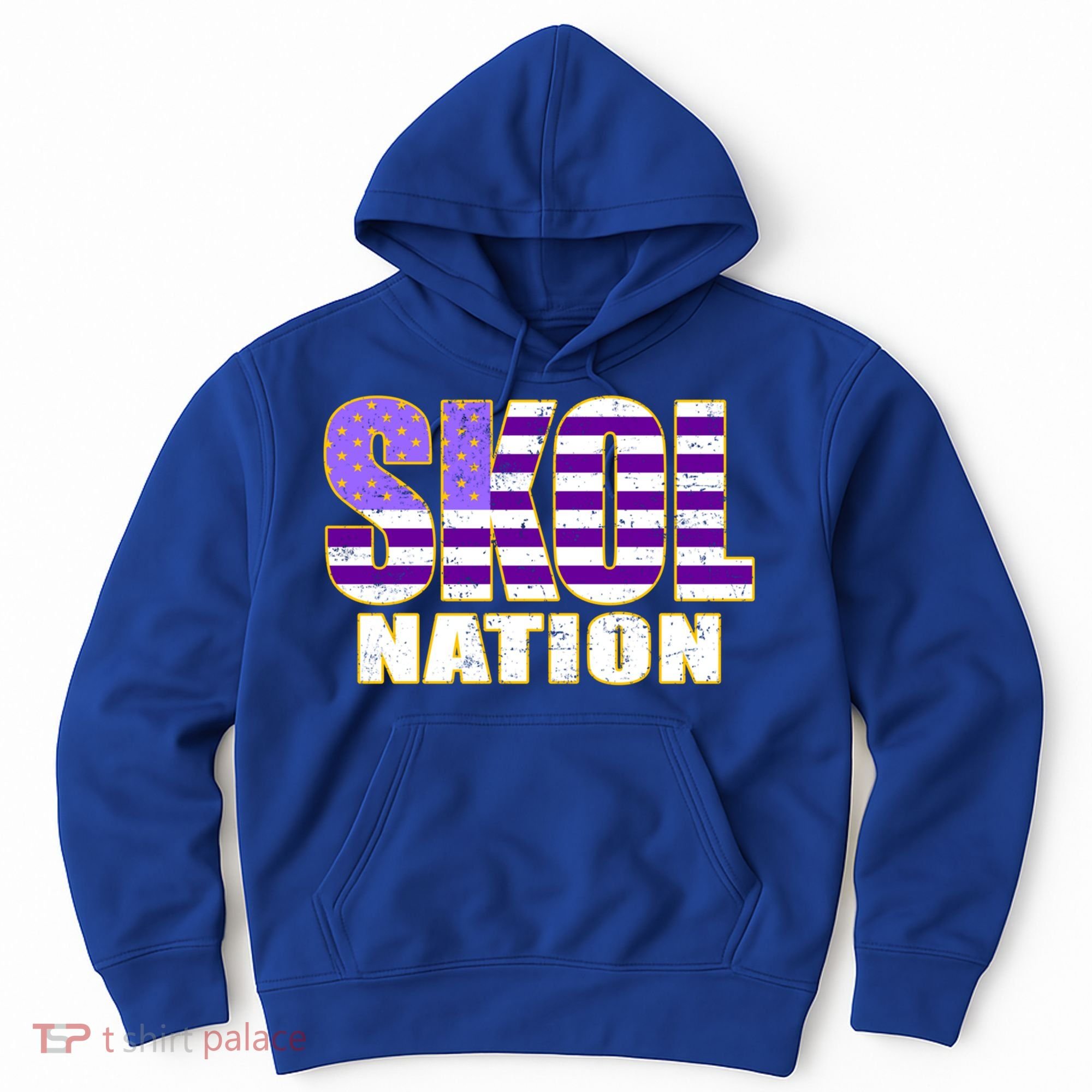 Skol Nation Meaningful Gift Meaningful Gift Purple White Gold Hoodie