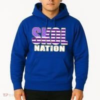 Skol Nation Meaningful Gift Meaningful Gift Purple White Gold Hoodie thumb 2
