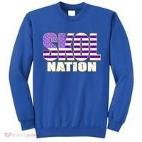 Skol Nation Meaningful Gift Meaningful Gift Purple White Gold Sweatshirt thumb 0
