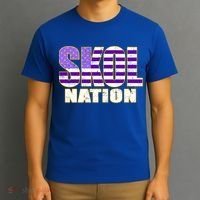 Skol Nation Meaningful Gift Meaningful Gift Purple White Gold T-Shirt thumb 3