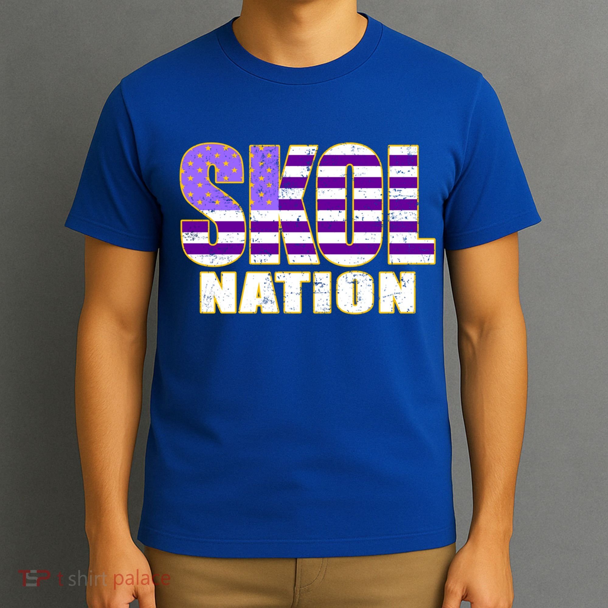 Skol Nation Meaningful Gift Meaningful Gift Purple White Gold T-Shirt