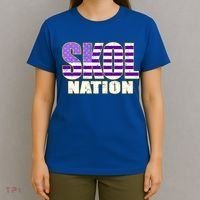 Skol Nation Meaningful Gift Meaningful Gift Purple White Gold T-Shirt thumb 4