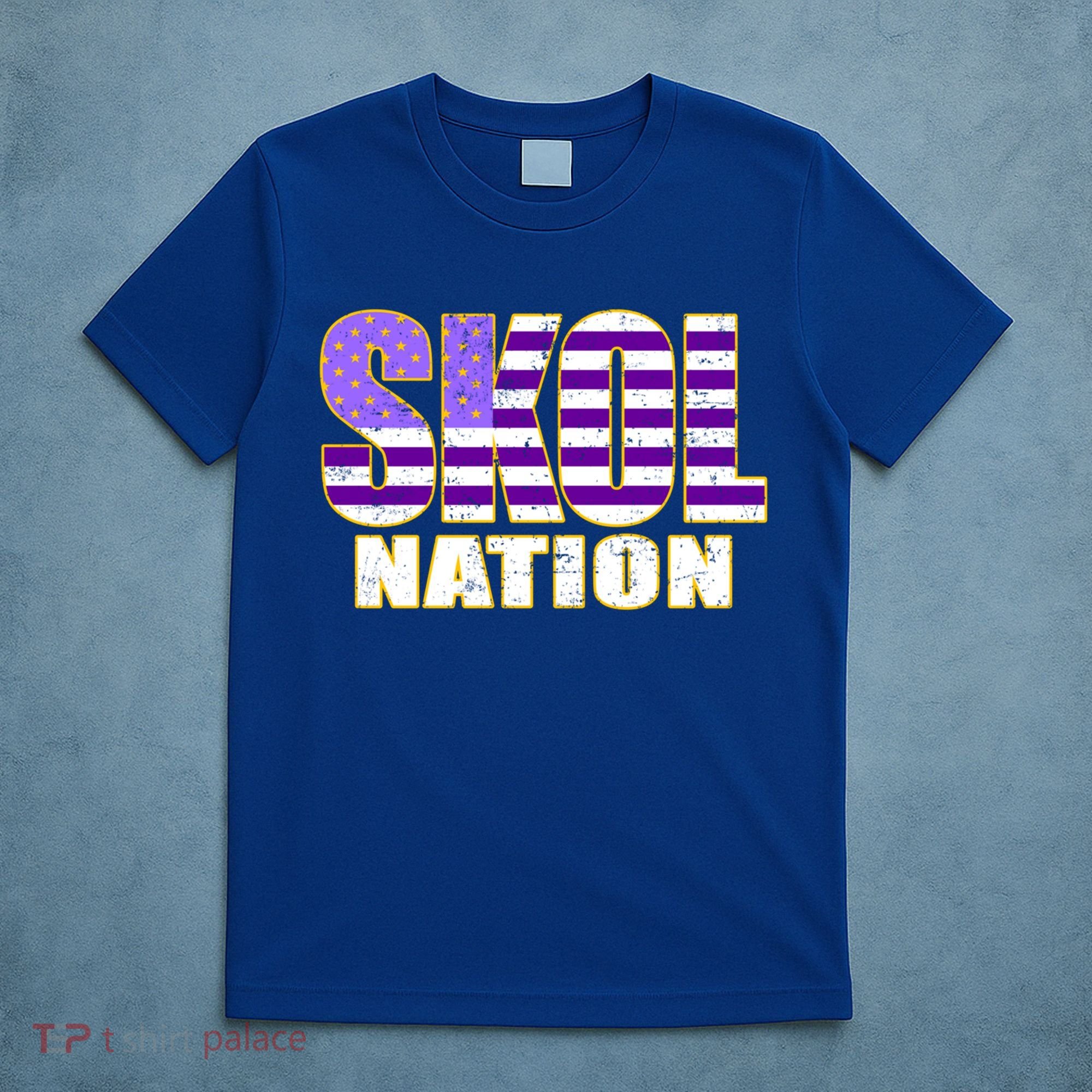 Skol Nation Meaningful Gift Meaningful Gift Purple White Gold T-Shirt