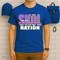 Skol Nation Meaningful Gift Meaningful Gift Purple White Gold T-Shirt thumb 6