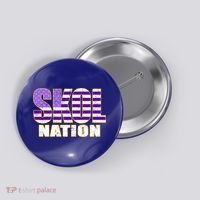 Skol Nation Meaningful Gift Meaningful Gift Purple White Gold Button thumb 0