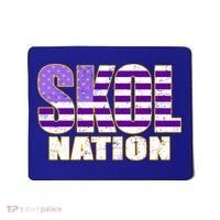 Skol Nation Meaningful Gift Meaningful Gift Purple White Gold Mousepad thumb 0