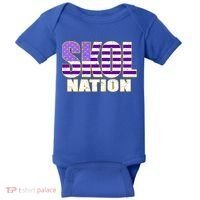 Skol Nation Meaningful Gift Meaningful Gift Purple White Gold Baby Bodysuit thumb 0
