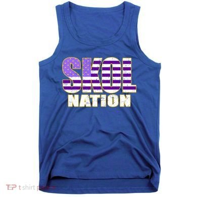 Skol Nation Meaningful Gift Meaningful Gift Purple White Gold Tank Top