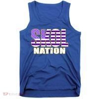 Skol Nation Meaningful Gift Meaningful Gift Purple White Gold Tank Top thumb 0