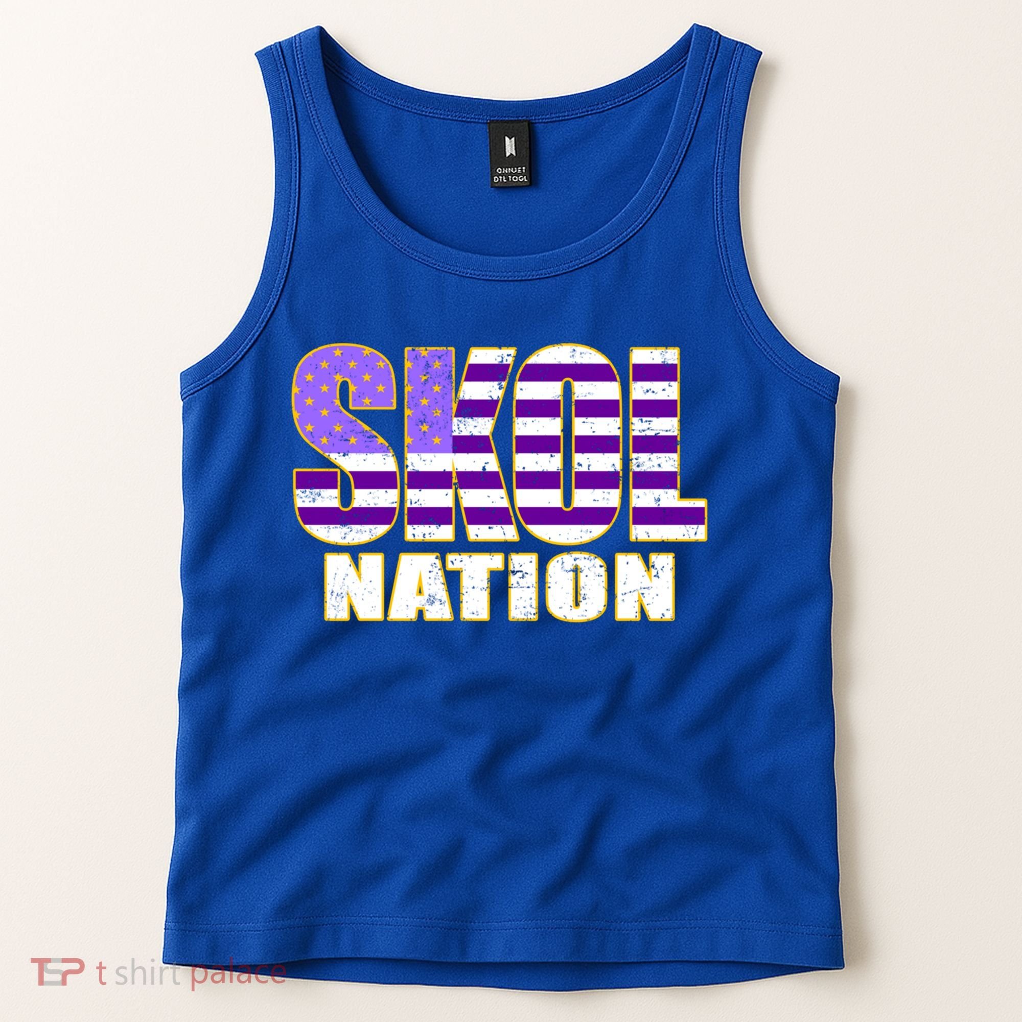 Skol Nation Meaningful Gift Meaningful Gift Purple White Gold Tank Top