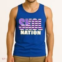 Skol Nation Meaningful Gift Meaningful Gift Purple White Gold Tank Top thumb 3