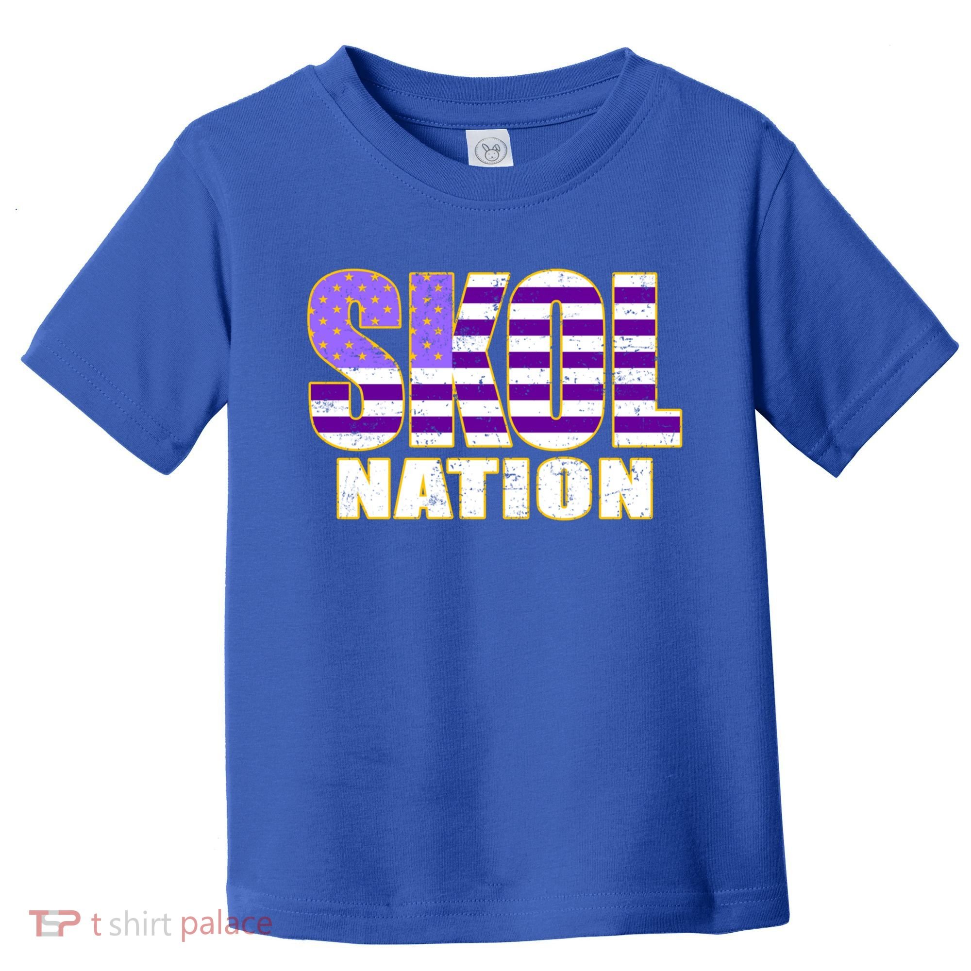 Skol Nation Meaningful Gift Meaningful Gift Purple White Gold Toddler T-Shirt