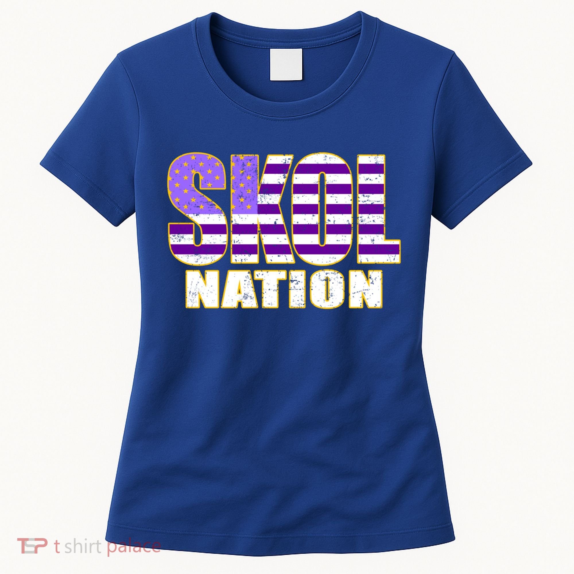 Skol Nation Meaningful Gift Meaningful Gift Purple White Gold Women's T-Shirt