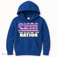 Skol Nation Meaningful Gift Meaningful Gift Purple White Gold Kids Hoodie thumb 0