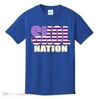Skol Nation Meaningful Gift Meaningful Gift Purple White Gold Kids T-Shirt thumb 0