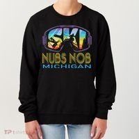 Ski Nubs Nob Michigan Skiing Vacation Women's Sweatshirt thumb 0