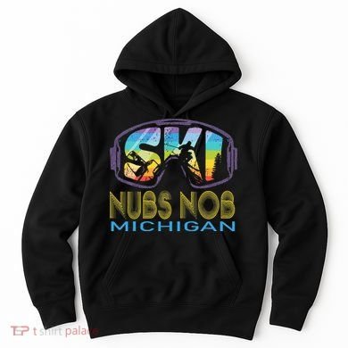 Ski Nubs Nob Michigan Skiing Vacation Hoodie