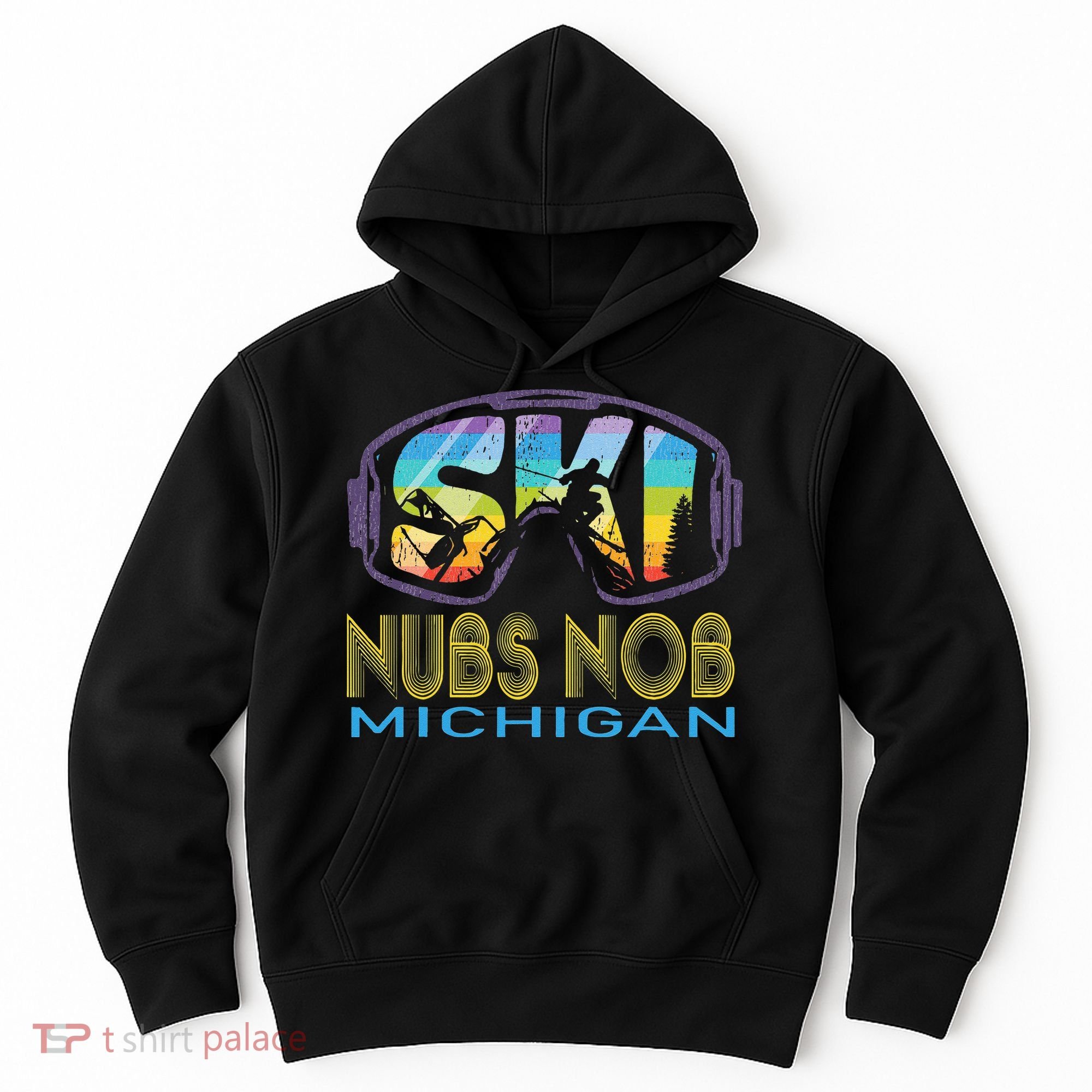 Ski Nubs Nob Michigan Skiing Vacation Hoodie