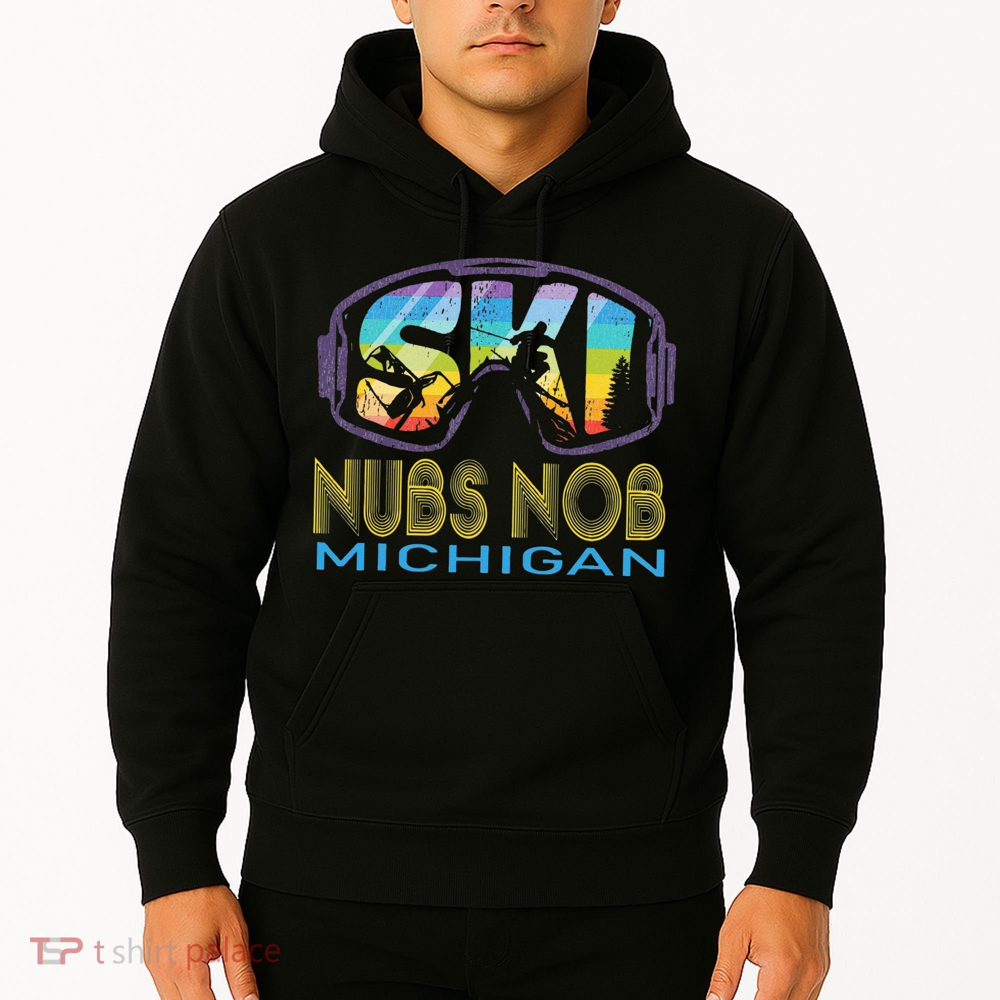 Ski Nubs Nob Michigan Skiing Vacation Hoodie