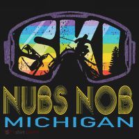 Ski Nubs Nob Michigan Skiing Vacation Long Sleeve Shirt thumb 2