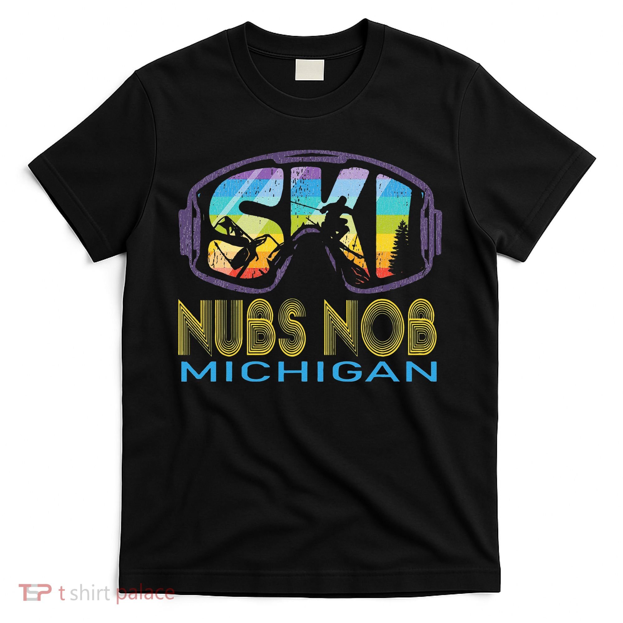 Ski Nubs Nob Michigan Skiing Vacation T-Shirt