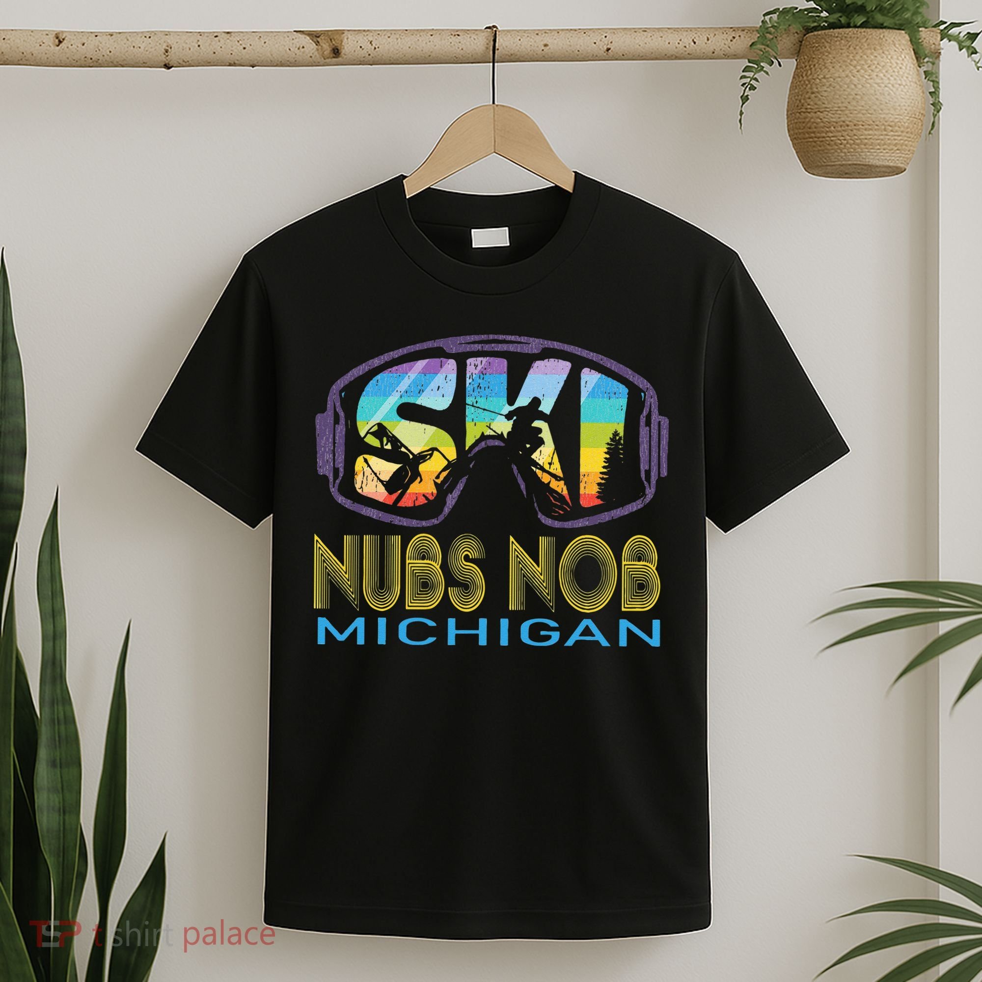 Ski Nubs Nob Michigan Skiing Vacation T-Shirt