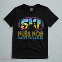 Ski Nubs Nob Michigan Skiing Vacation T-Shirt thumb 5