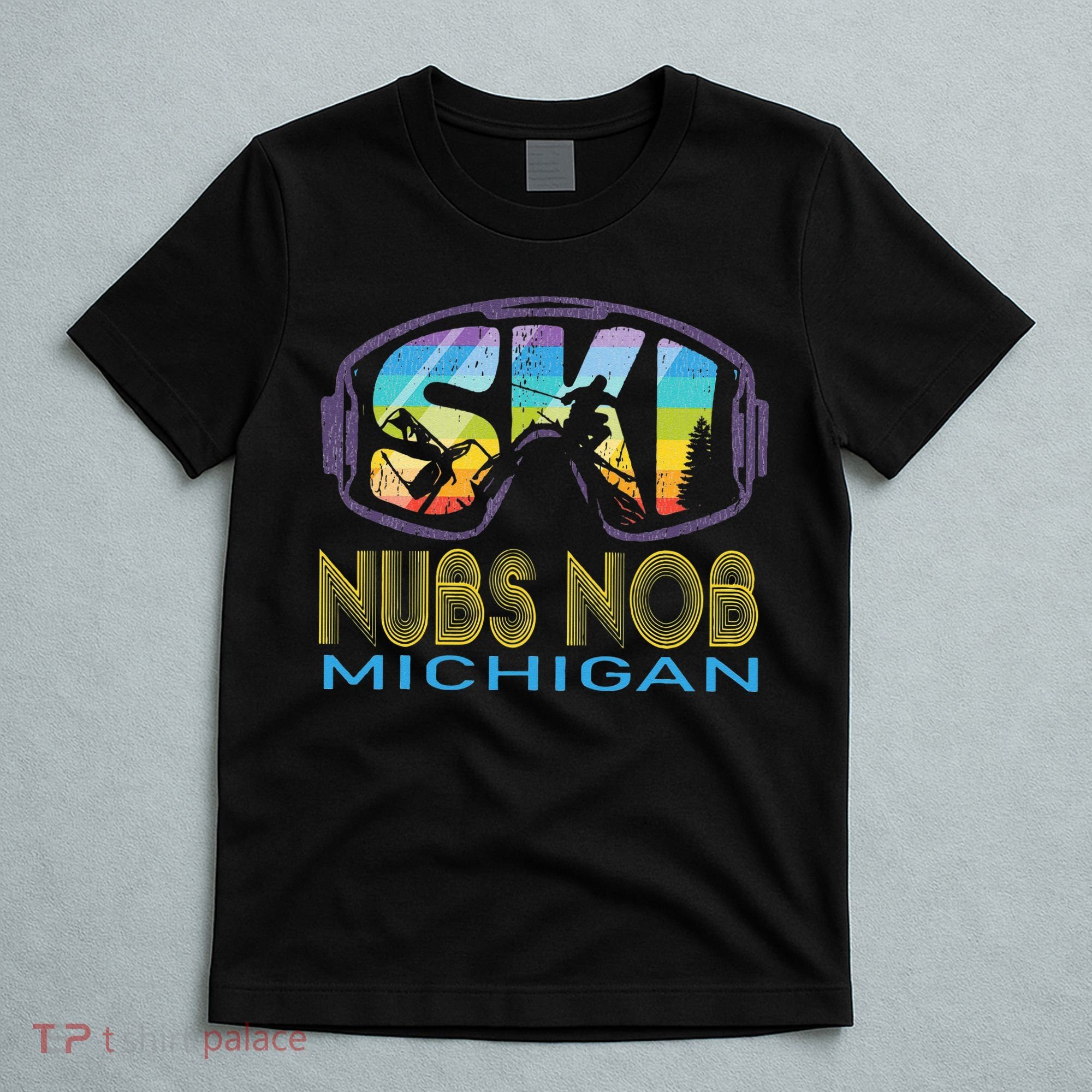Ski Nubs Nob Michigan Skiing Vacation T-Shirt