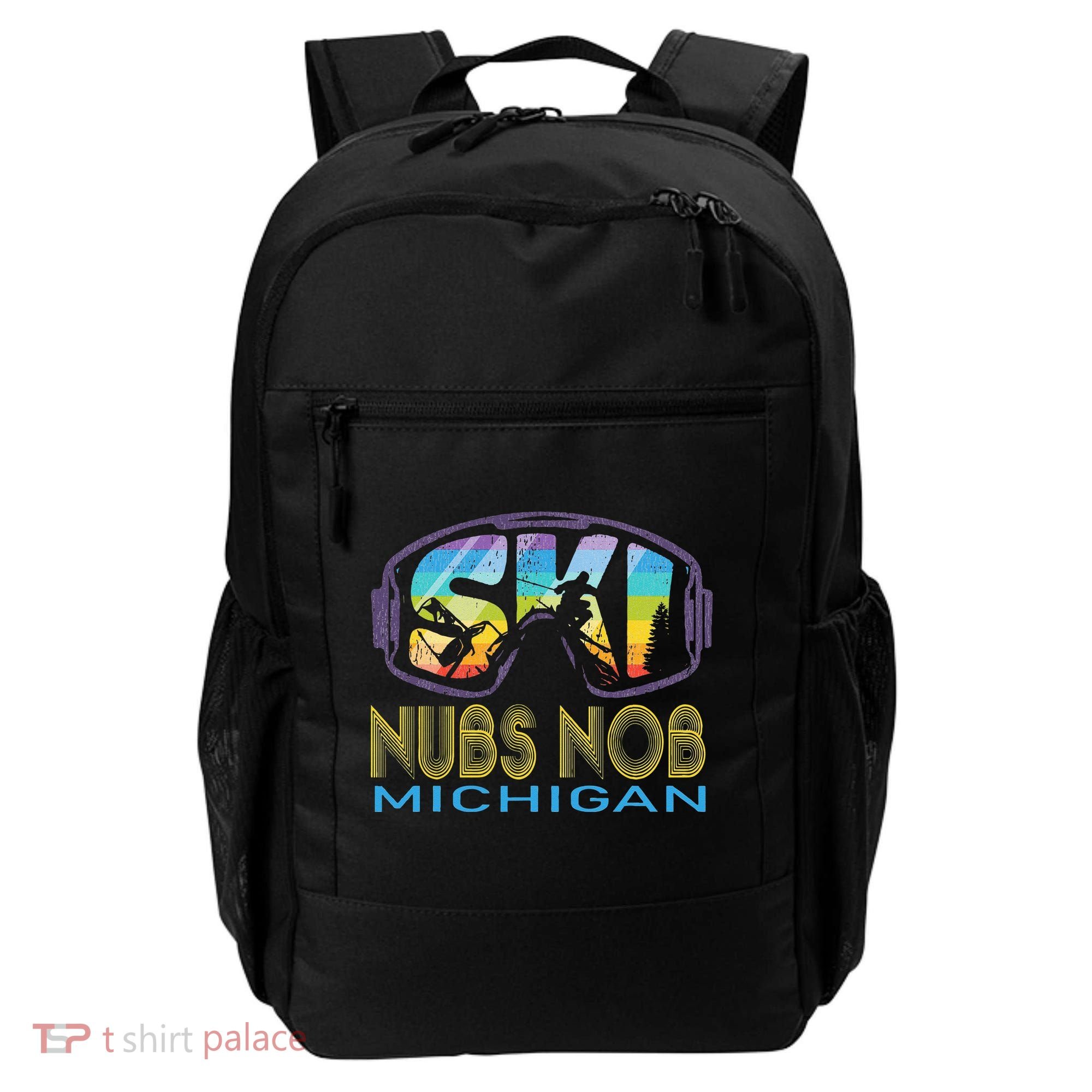 Ski Nubs Nob Michigan Skiing Vacation Backpack