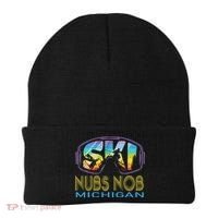Ski Nubs Nob Michigan Skiing Vacation Beanie thumb 0