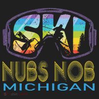 Ski Nubs Nob Michigan Skiing Vacation Beanie thumb 2