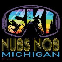 Ski Nubs Nob Michigan Skiing Vacation Women's Hoodie thumb 2