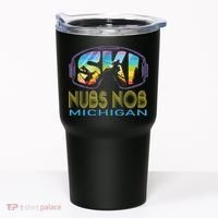 Ski Nubs Nob Michigan Skiing Vacation Tumbler thumb 0