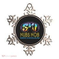 Ski Nubs Nob Michigan Skiing Vacation Ornament thumb 0