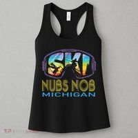 Ski Nubs Nob Michigan Skiing Vacation Women's Tank Top thumb 3