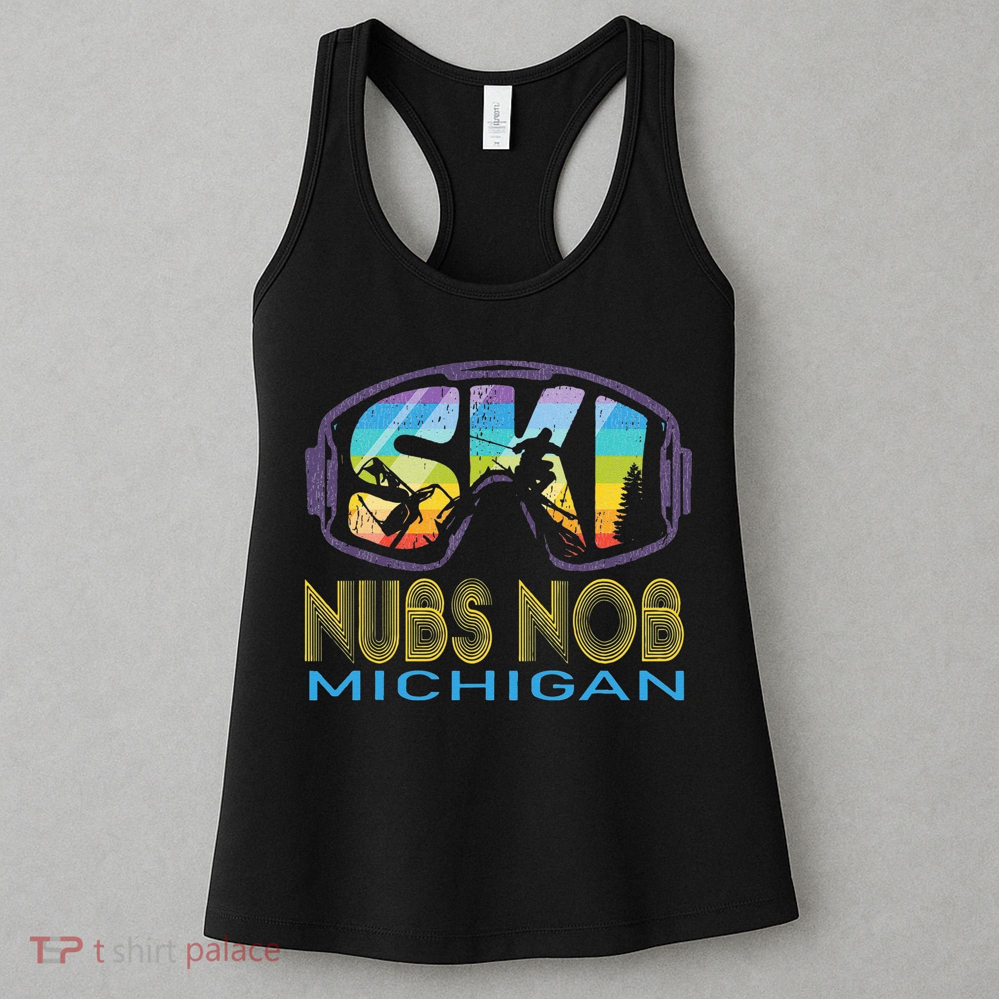 Ski Nubs Nob Michigan Skiing Vacation Women's Tank Top