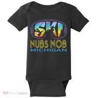 Ski Nubs Nob Michigan Skiing Vacation Baby Bodysuit thumb 0