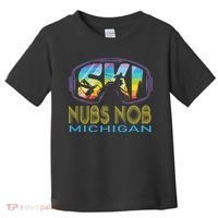 Ski Nubs Nob Michigan Skiing Vacation Toddler T-Shirt thumb 0