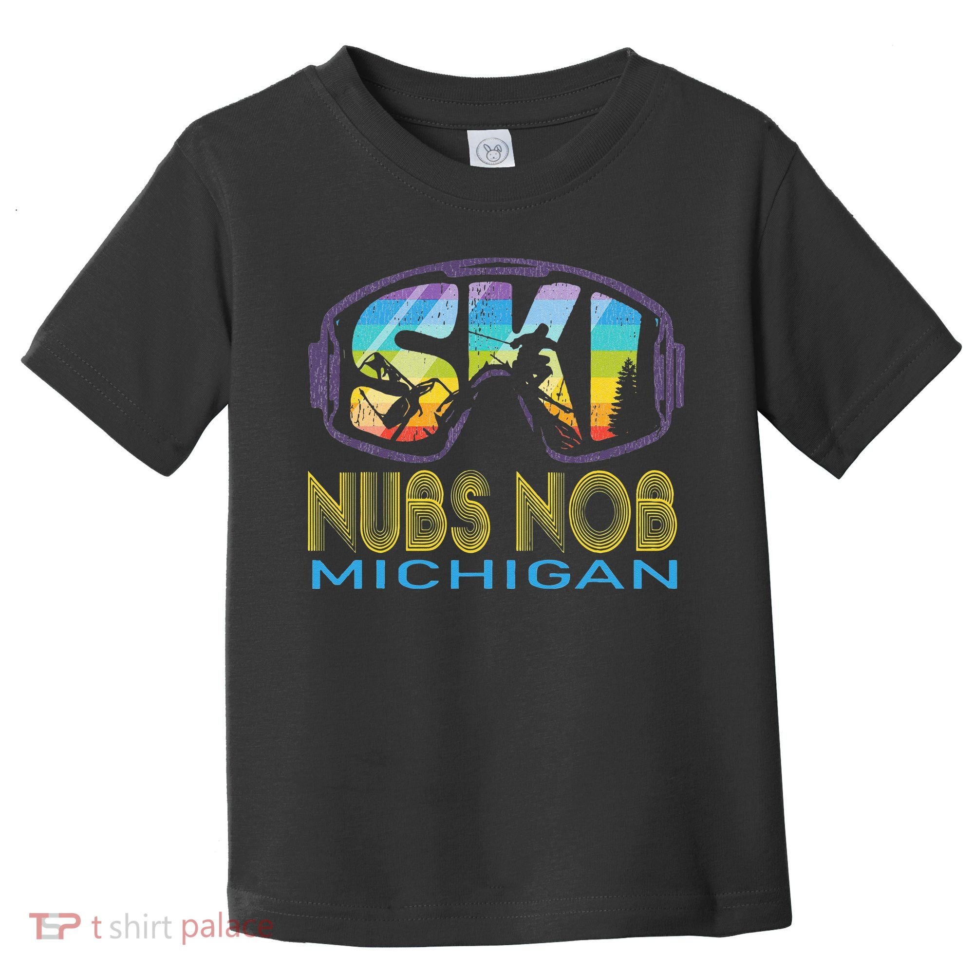 Ski Nubs Nob Michigan Skiing Vacation Toddler T-Shirt