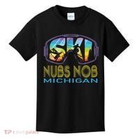 Ski Nubs Nob Michigan Skiing Vacation Kids T-Shirt thumb 0