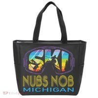 Ski Nubs Nob Michigan Skiing Vacation Tote Bag thumb 0