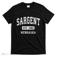 Sargent Nebraska Ne Vintage Athletic Sports T-Shirt thumb 0