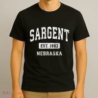 Sargent Nebraska Ne Vintage Athletic Sports T-Shirt thumb 3