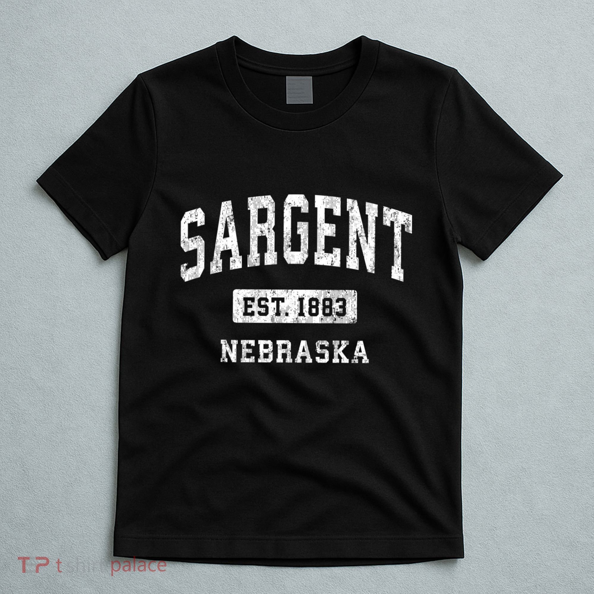 Sargent Nebraska Ne Vintage Athletic Sports T-Shirt