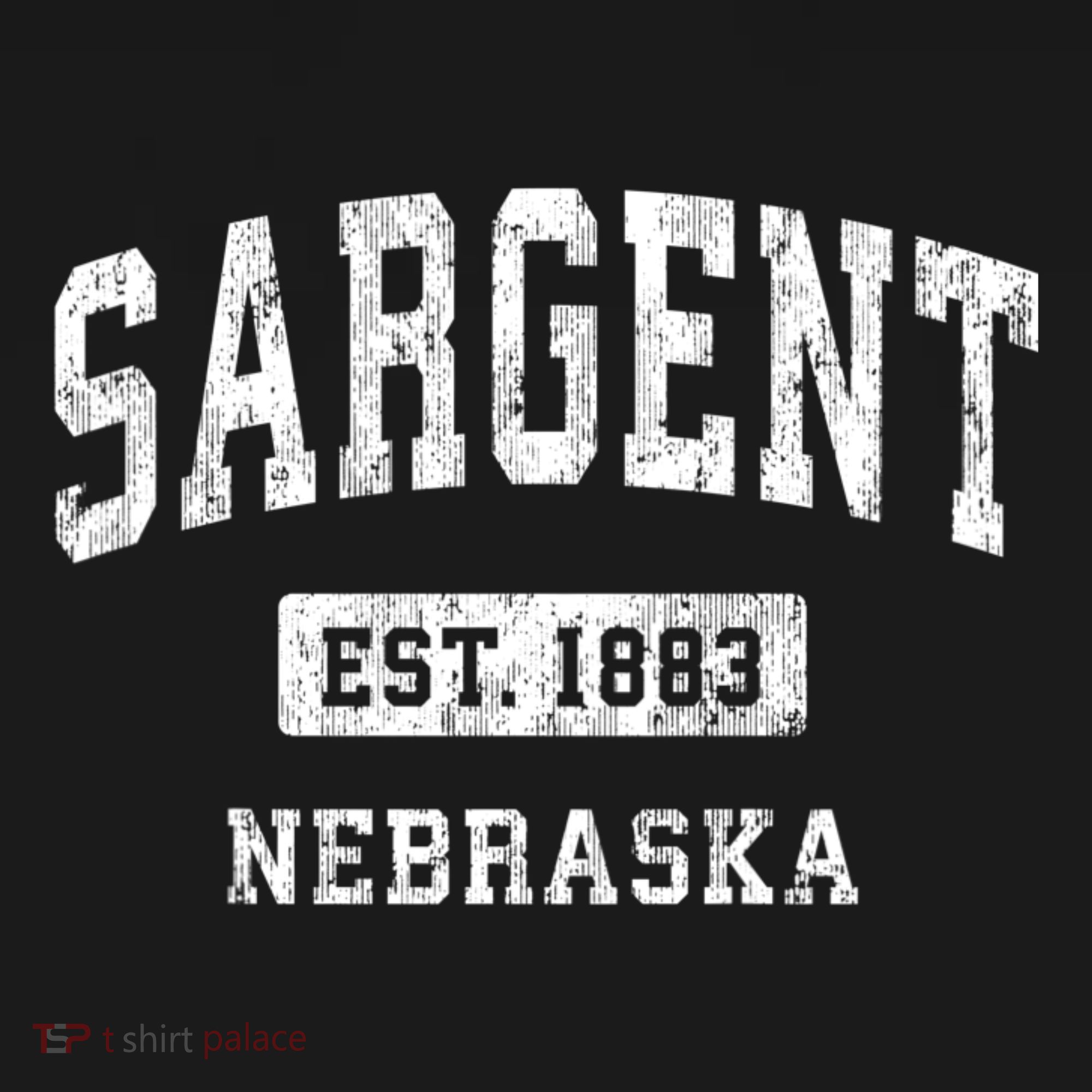Sargent Nebraska Ne Vintage Athletic Sports T-Shirt