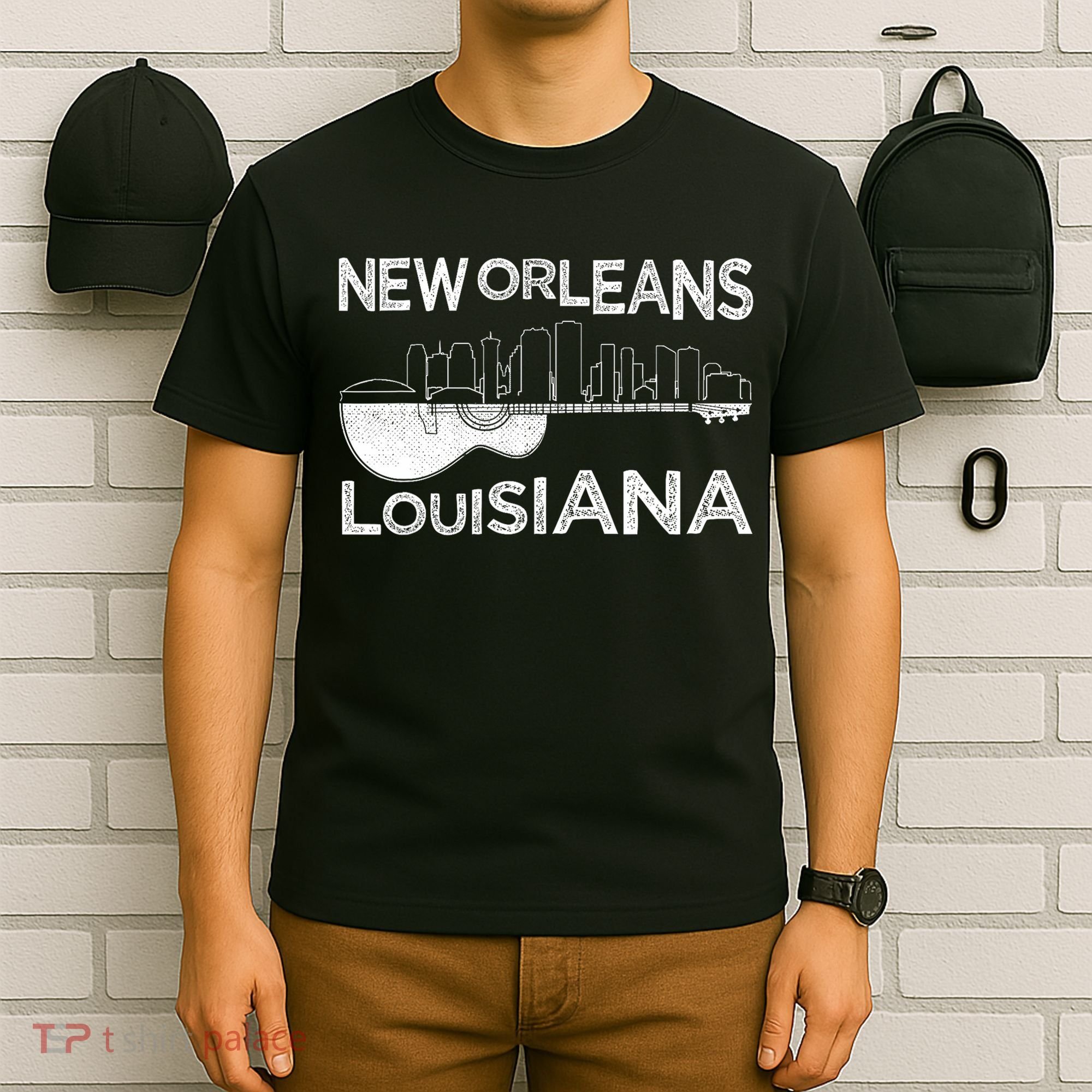 Souvenir New Orleans Guitar Music Louisiana New Orleans T-Shirt