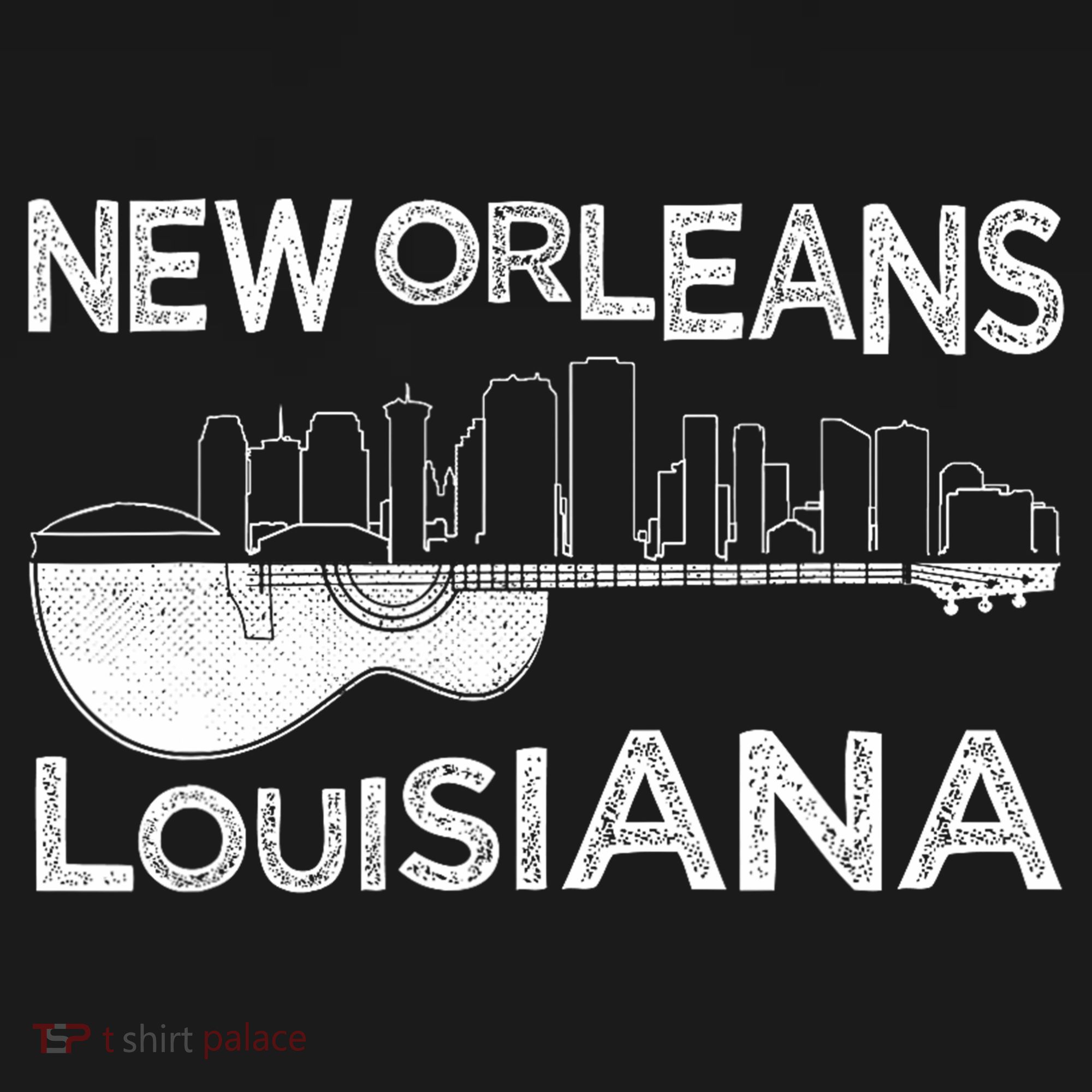 Souvenir New Orleans Guitar Music Louisiana New Orleans T-Shirt