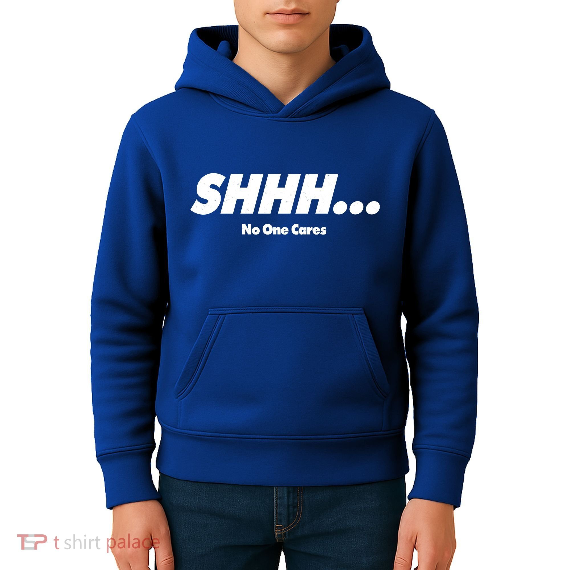 Shhh No One Cares Kids Hoodie