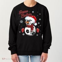Snow Baller Soccer Chritsmas  Women's Sweatshirt thumb 0